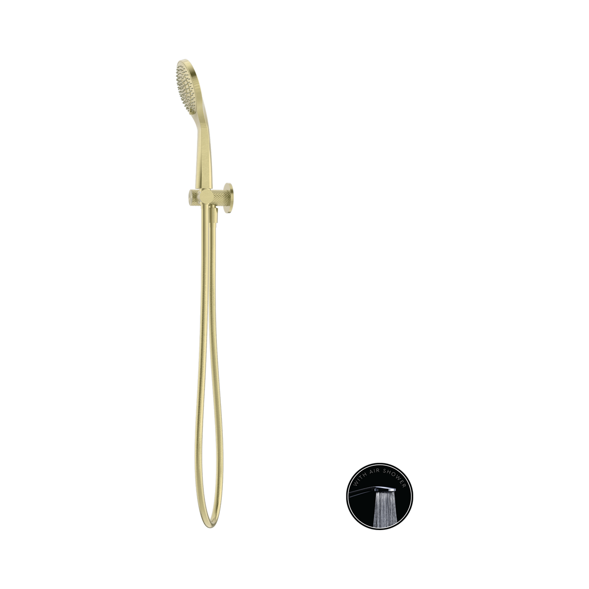 Opal Shower On Bracket With Air Shower Brushed Gold