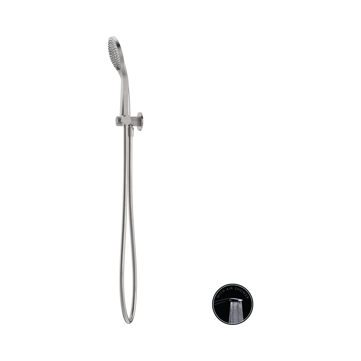 Opal Shower On Bracket With Air Shower Brushed Nickel