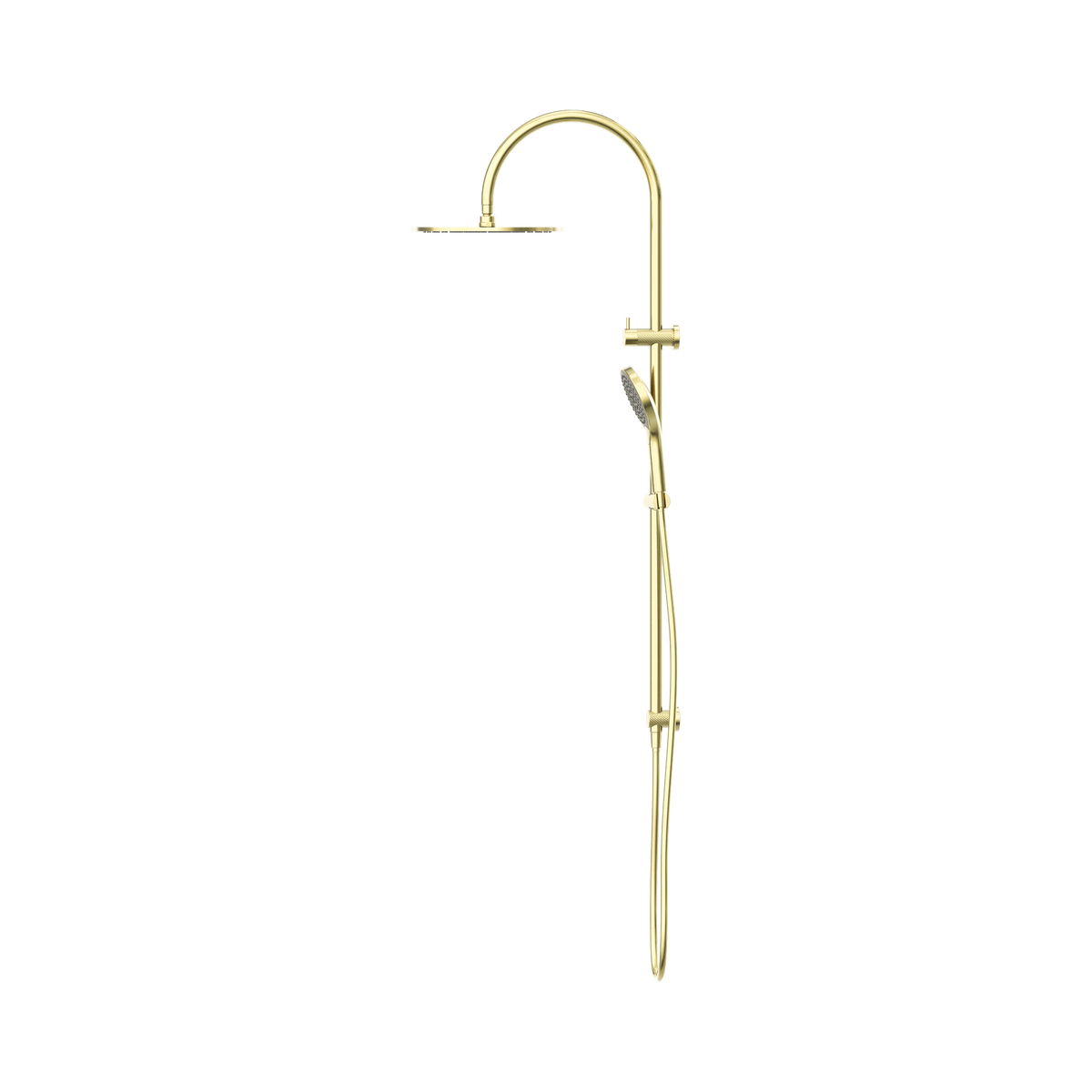 Opal Twin Shower With Air Shower II Brushed Gold