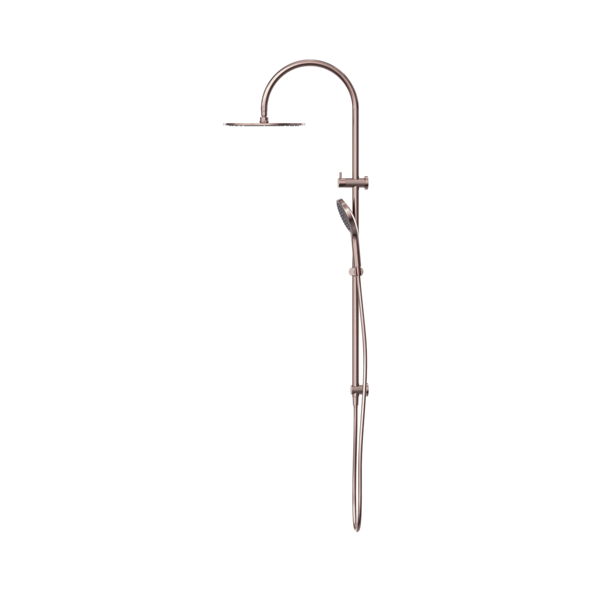 Opal Twin Shower With Air Shower II Brushed Bronze