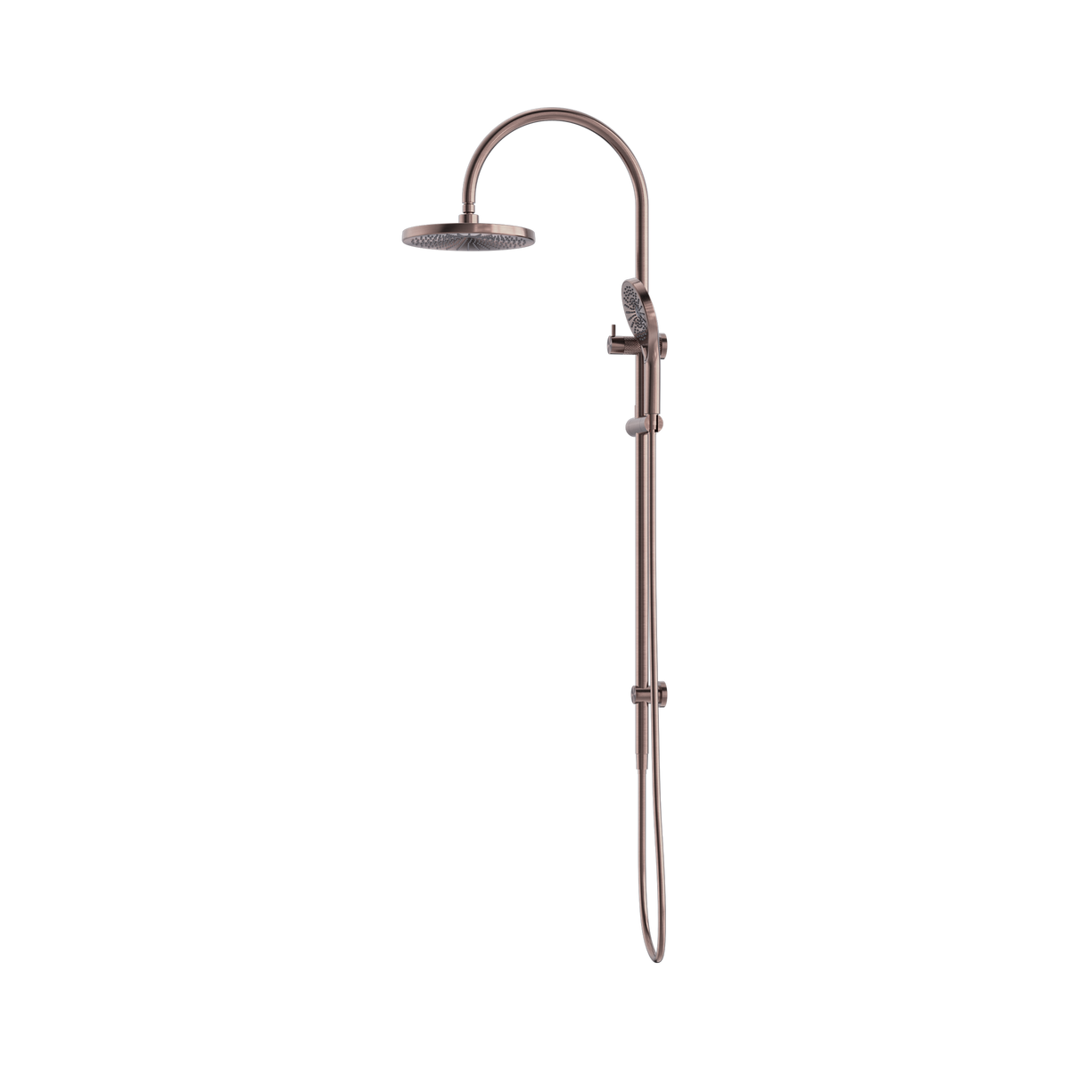 Opal Twin Shower Brushed Bronze