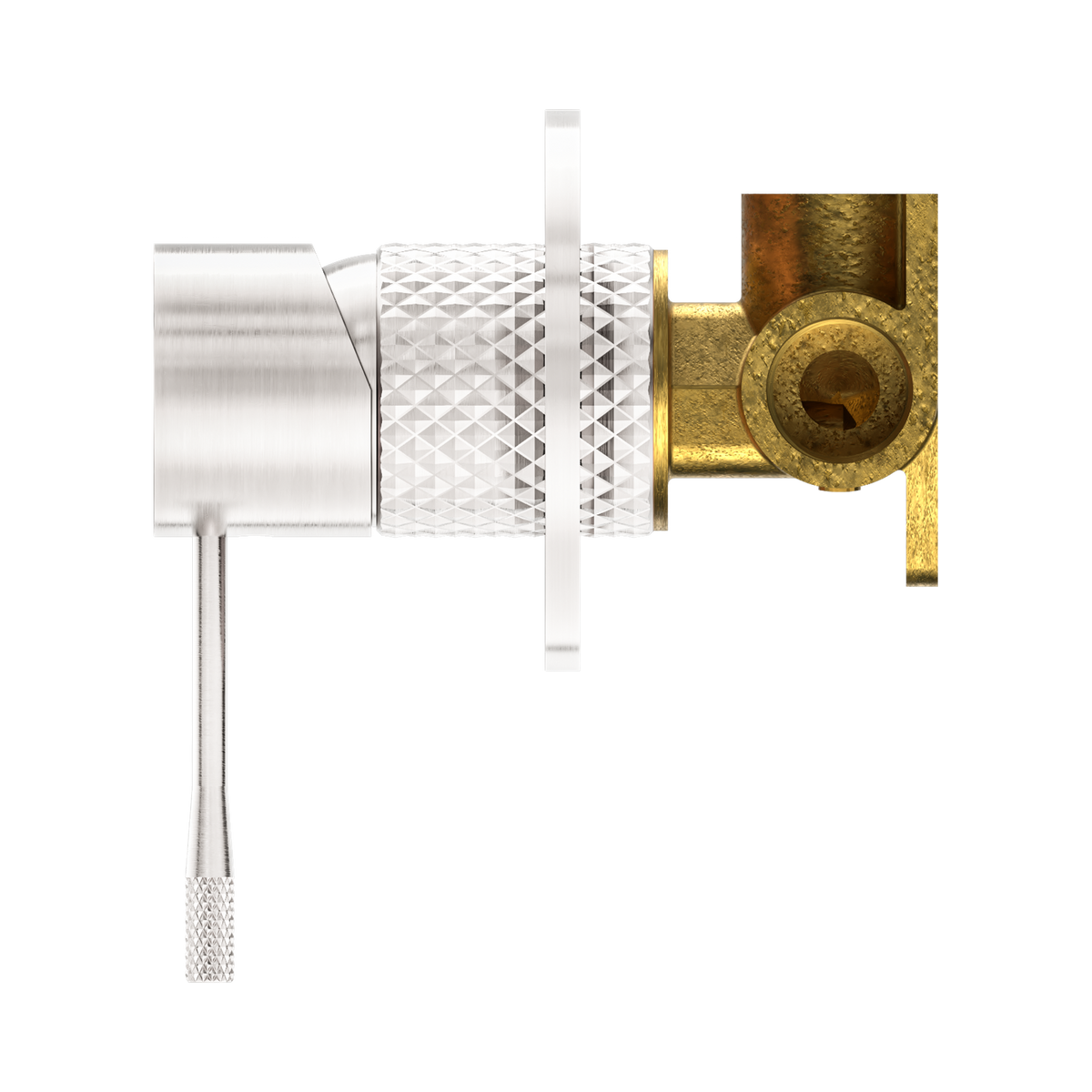 Opal Shower Mixer 80mm Plate Brushed Nickel