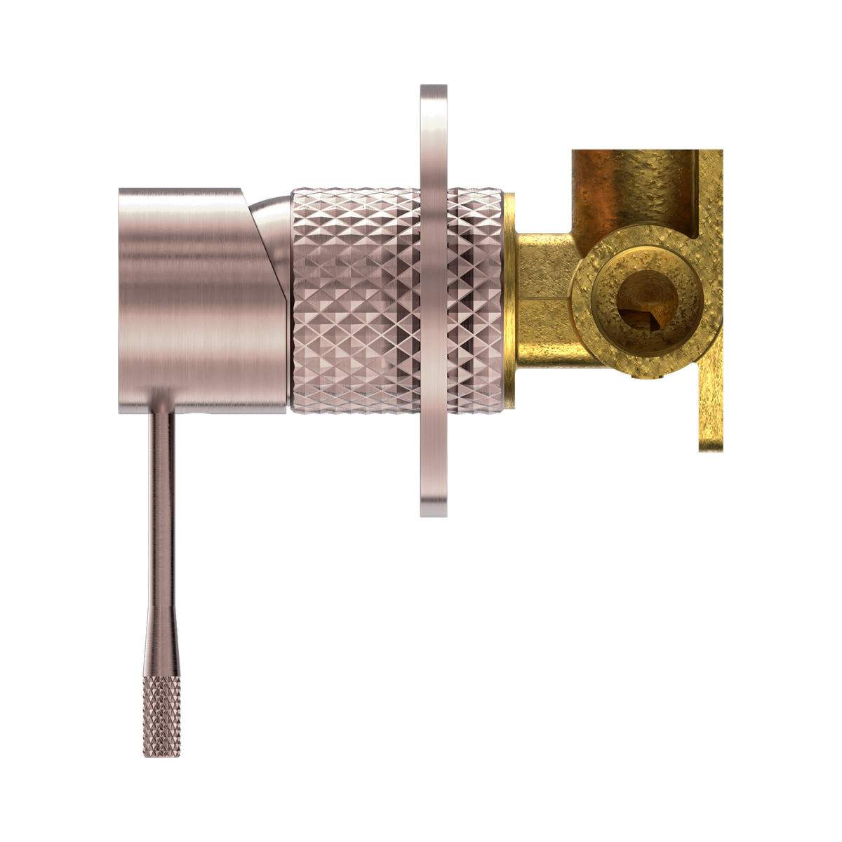 Opal Shower Mixer 80mm Plate Brushed Bronze