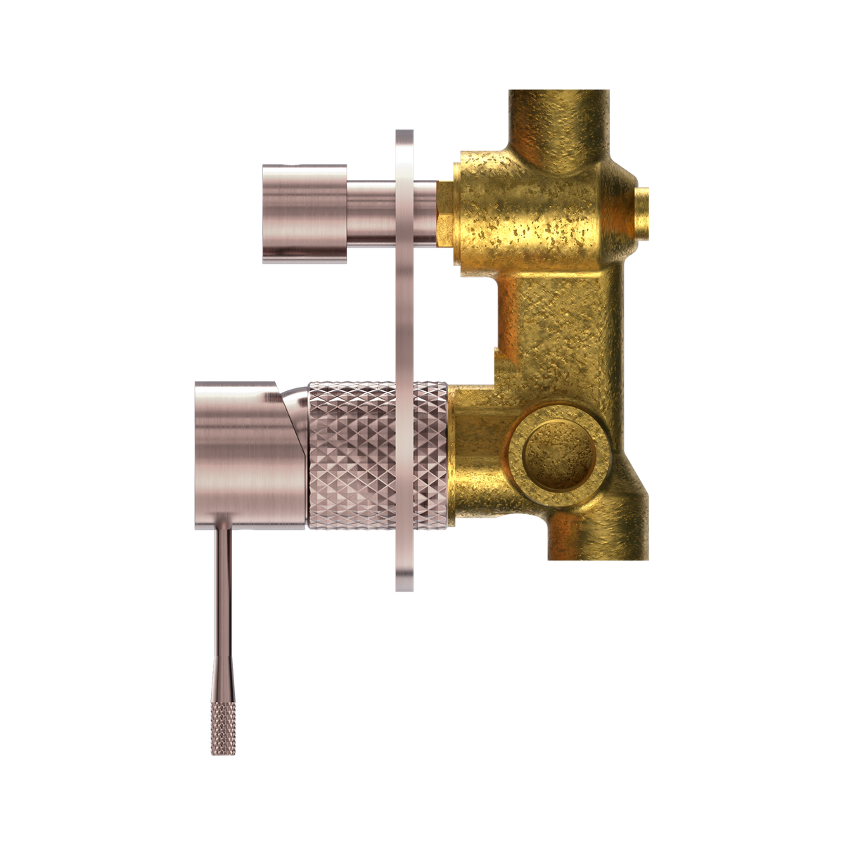 Opal Shower Mixer With Diverter Brushed Bronze