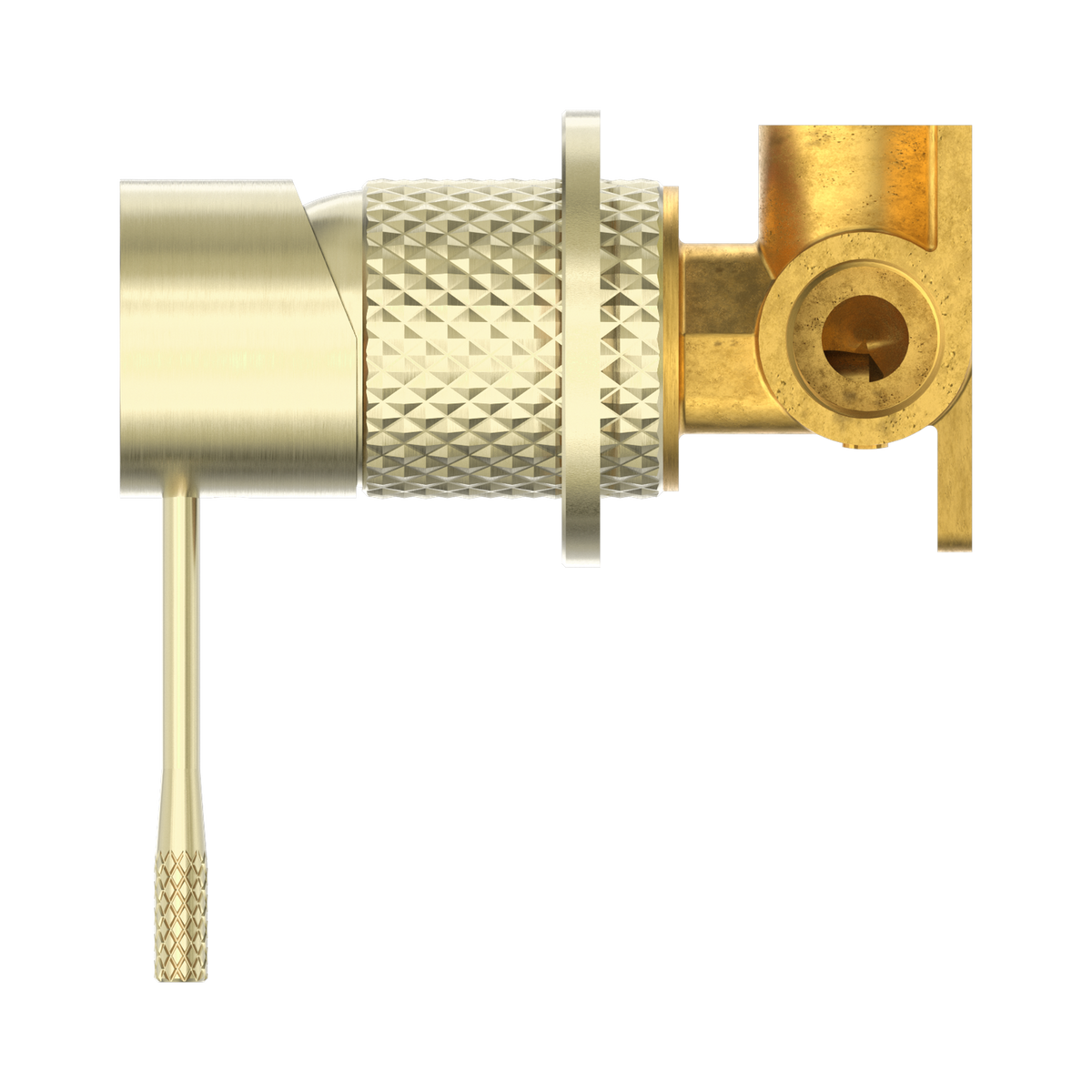 Opal Shower Mixer 60mm Plate Brushed Gold