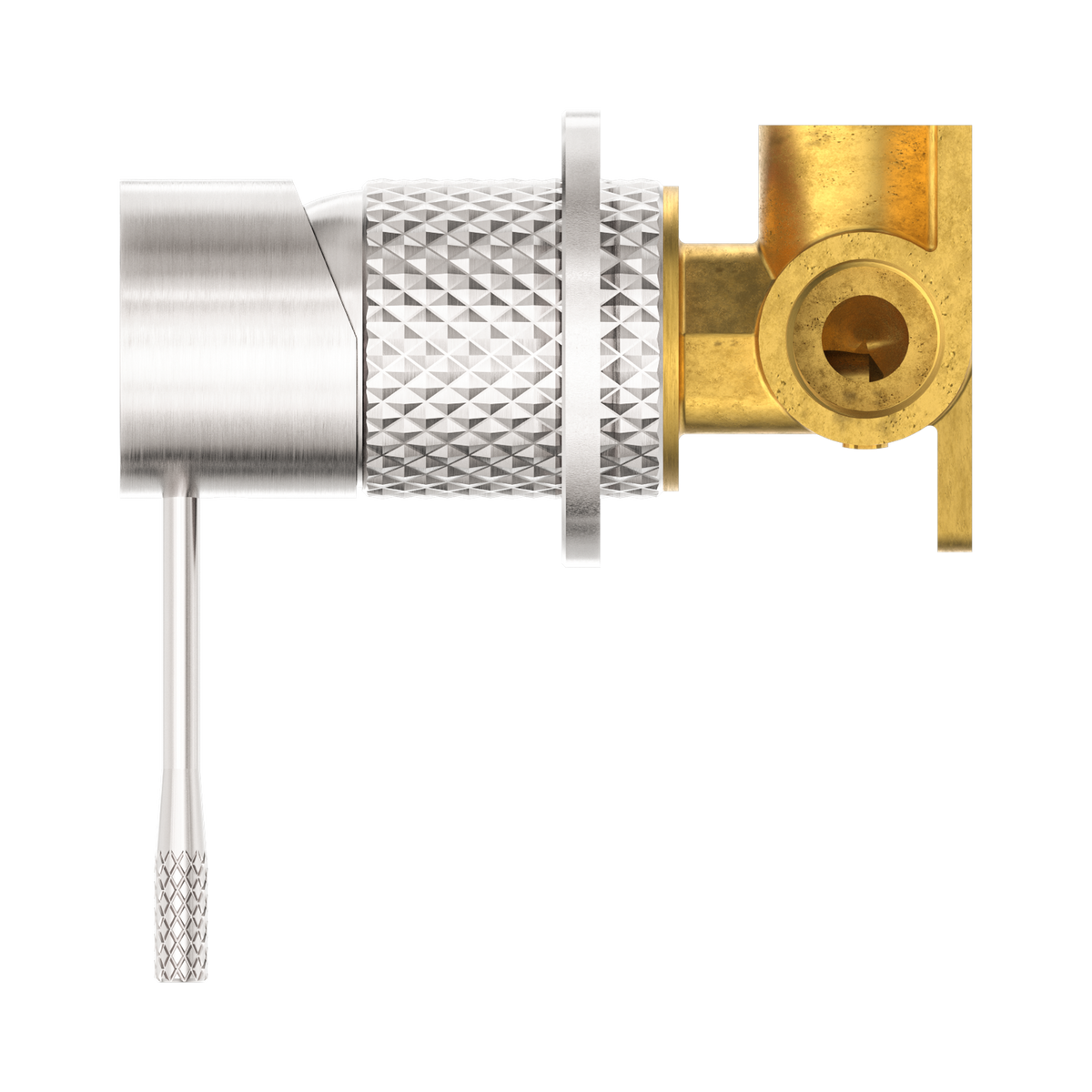 Opal Shower Mixer 60mm Plate Brushed Nickel