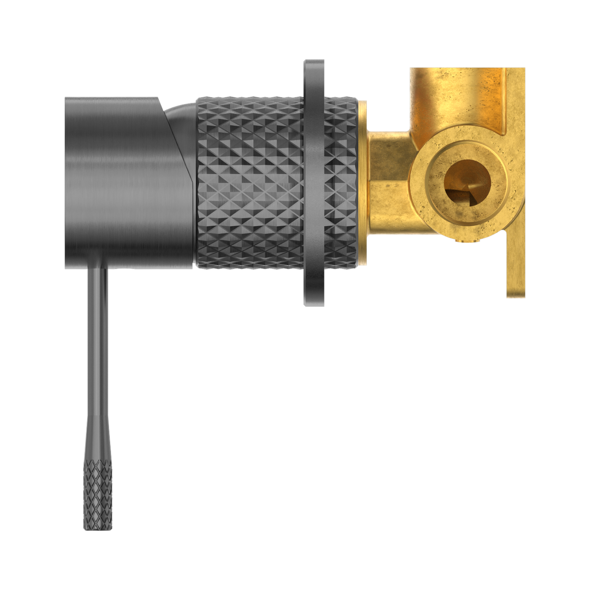 Opal Shower Mixer 60mm Plate Graphite