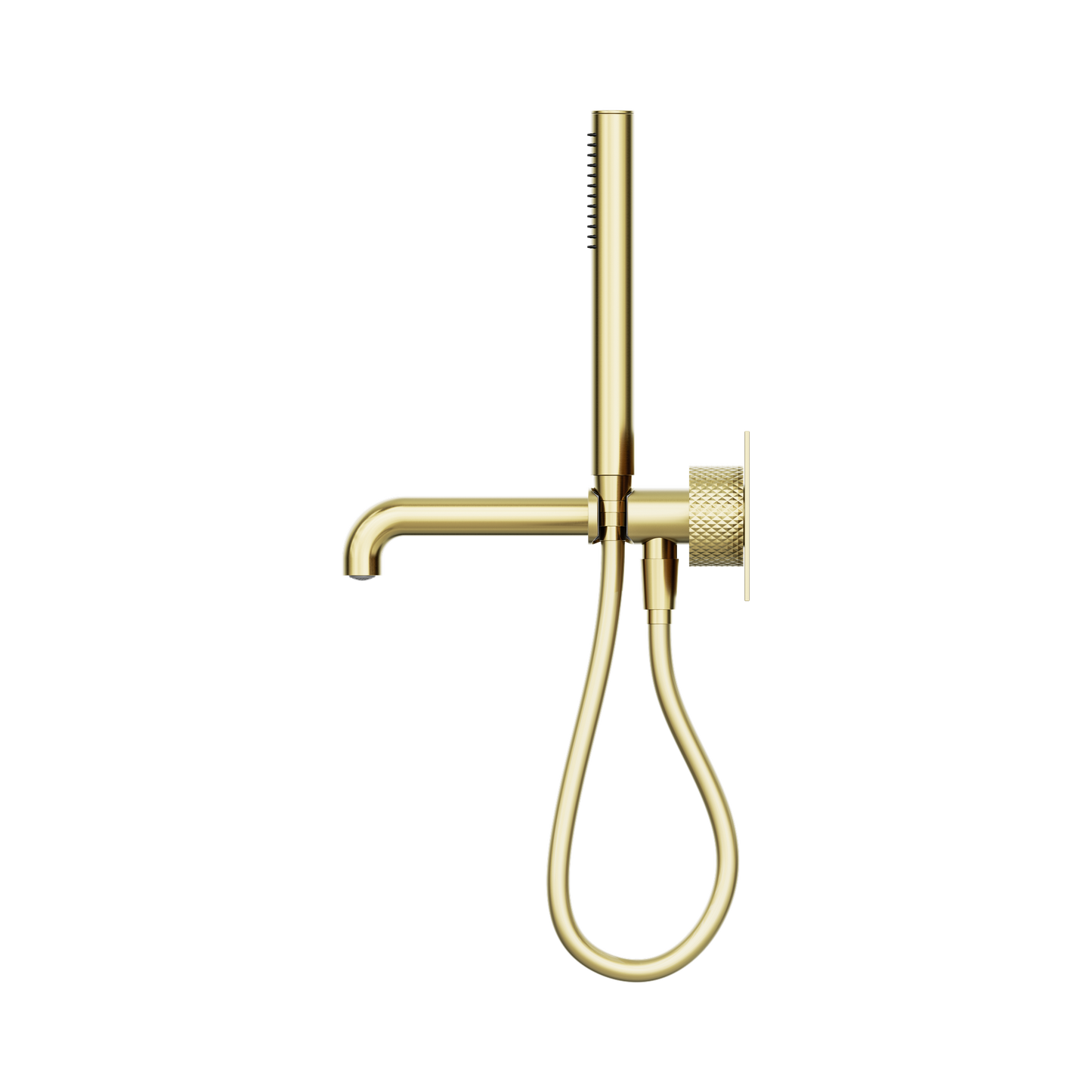 Opal Progressive Shower System With Spout 230mm Brushed Gold