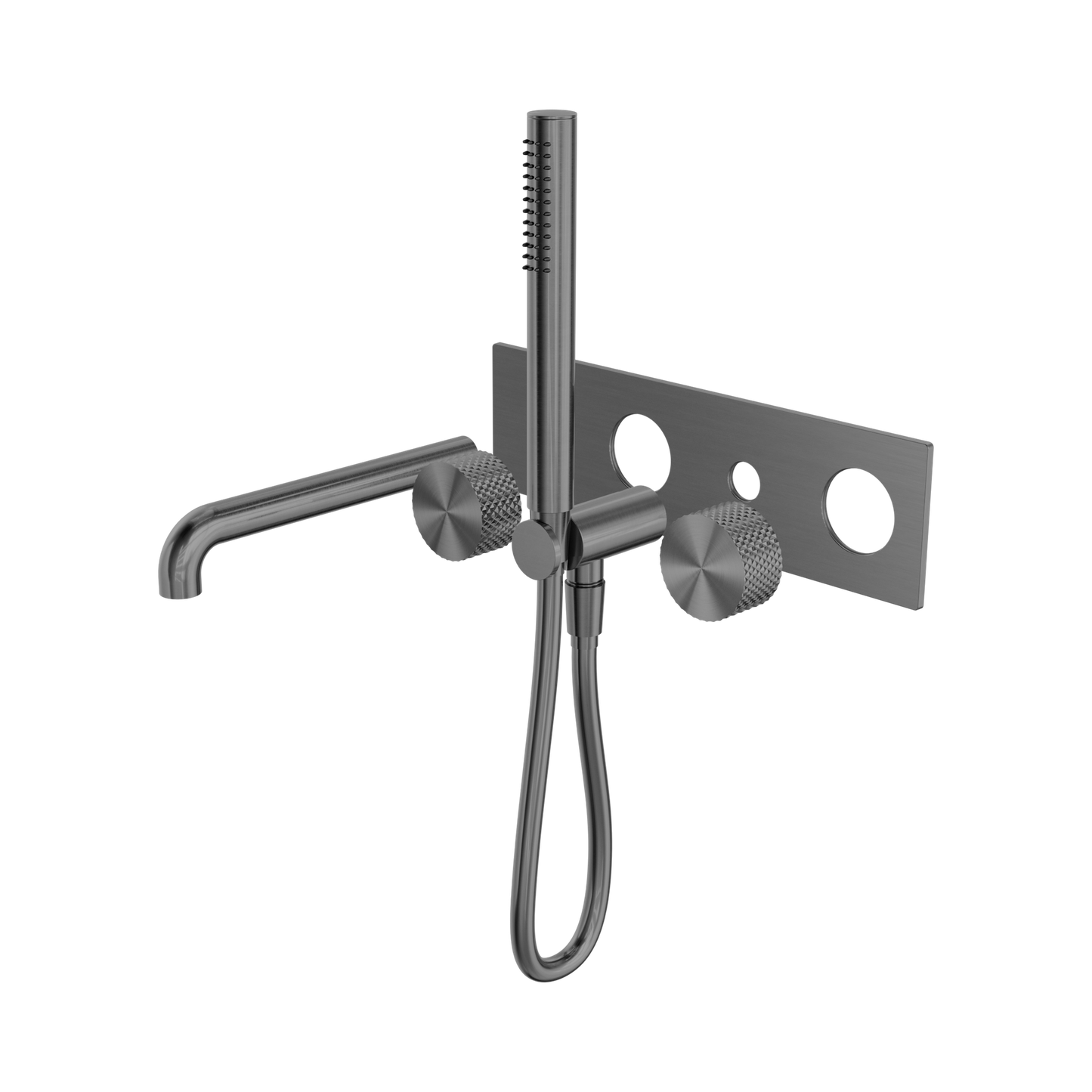 Opal Progressive Shower System With Spout 250mm Trim Kits Only Graphite
