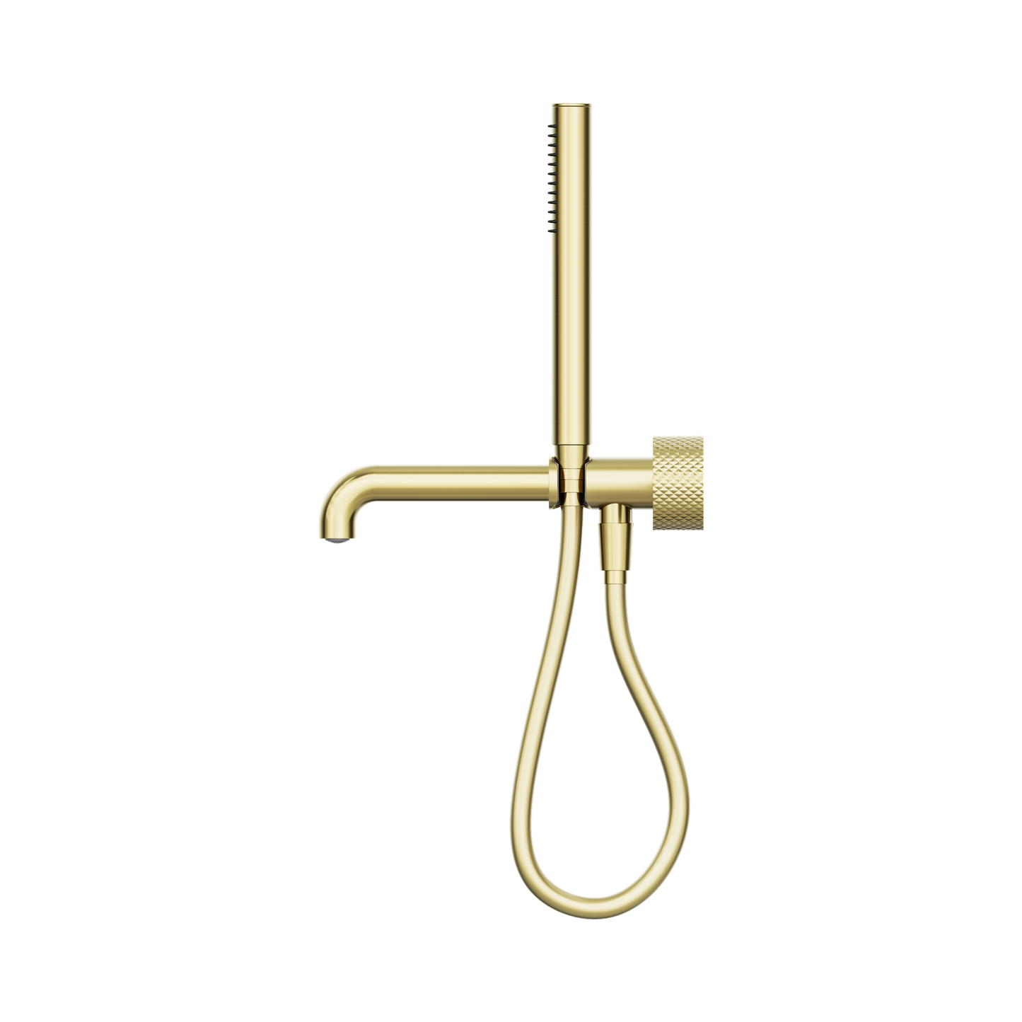 Opal Progressive Shower System Separate Plate With Spout 230mm Brushed Gold