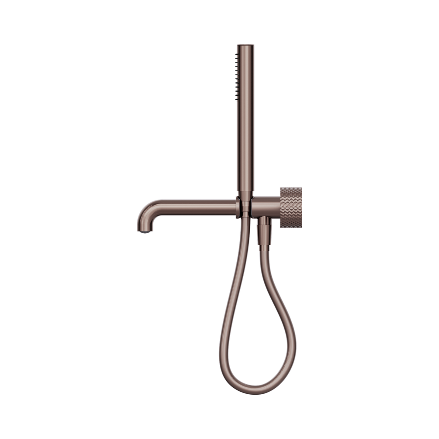 Opal Progressive Shower System Separate Plate With Spout 230mm Brushed Bronze