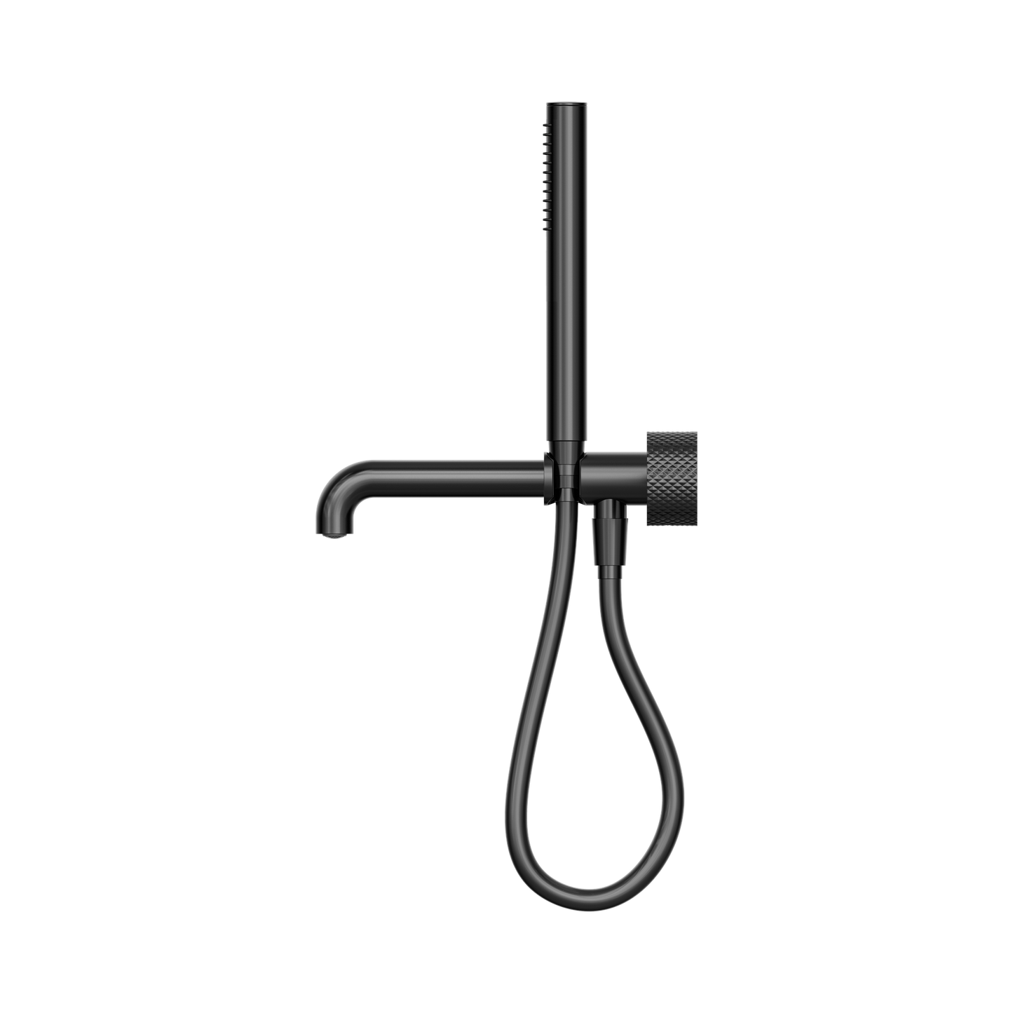 Opal Progressive Shower System Separate Plate With Spout 250mm Graphite