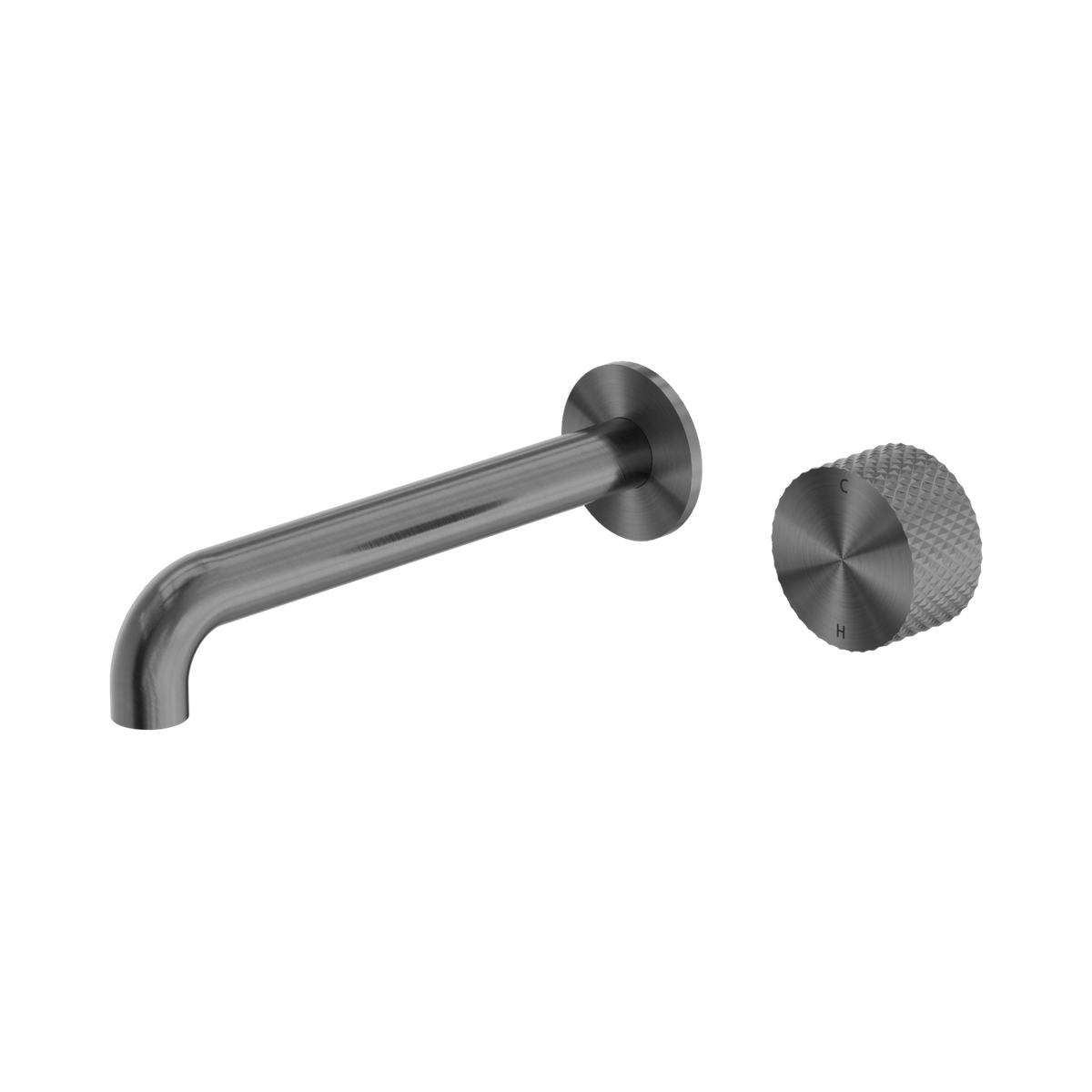 Opal Progressive Wall Basin/Bath Set 120mm Graphite