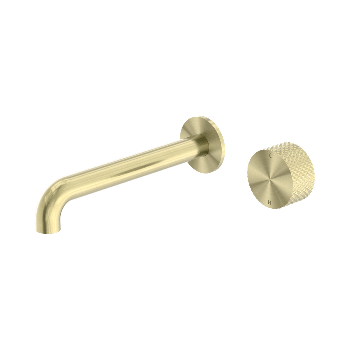 Opal Progressive Wall Basin/Bath Set 230mm Brushed Gold