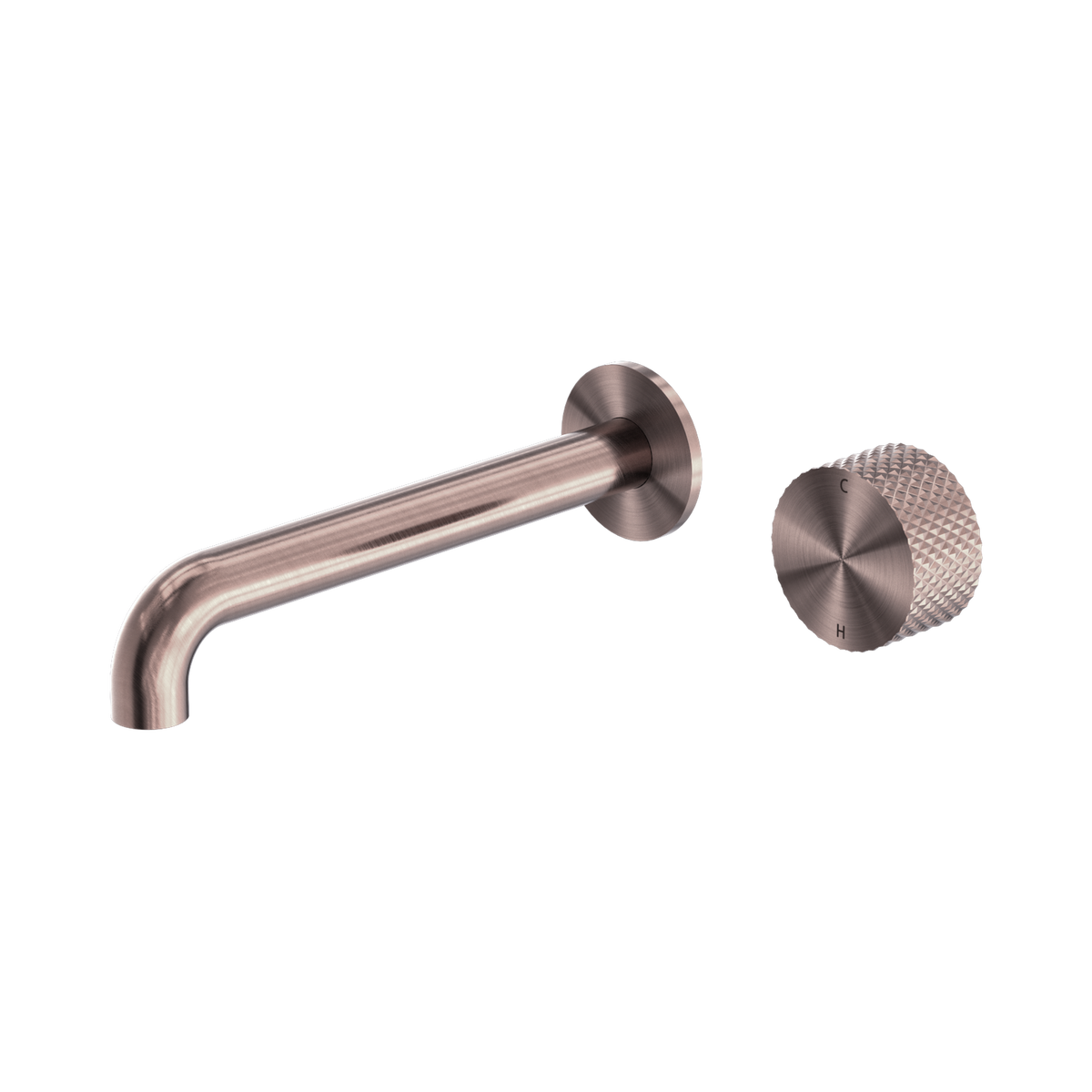 Opal Progressive Wall Basin/Bath Set 230mm Brushed Bronze