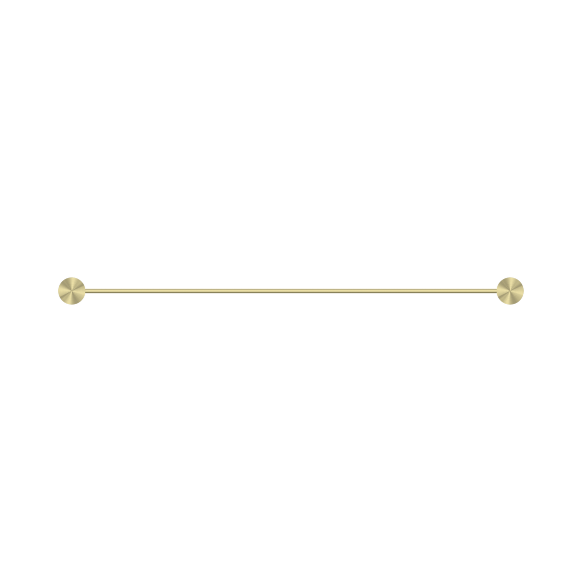 Opal Single Towel Rail 600mm Brushed Gold