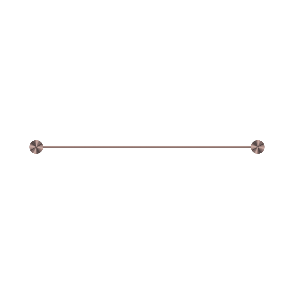 Opal Single Towel Rail 600mm Brushed Bronze