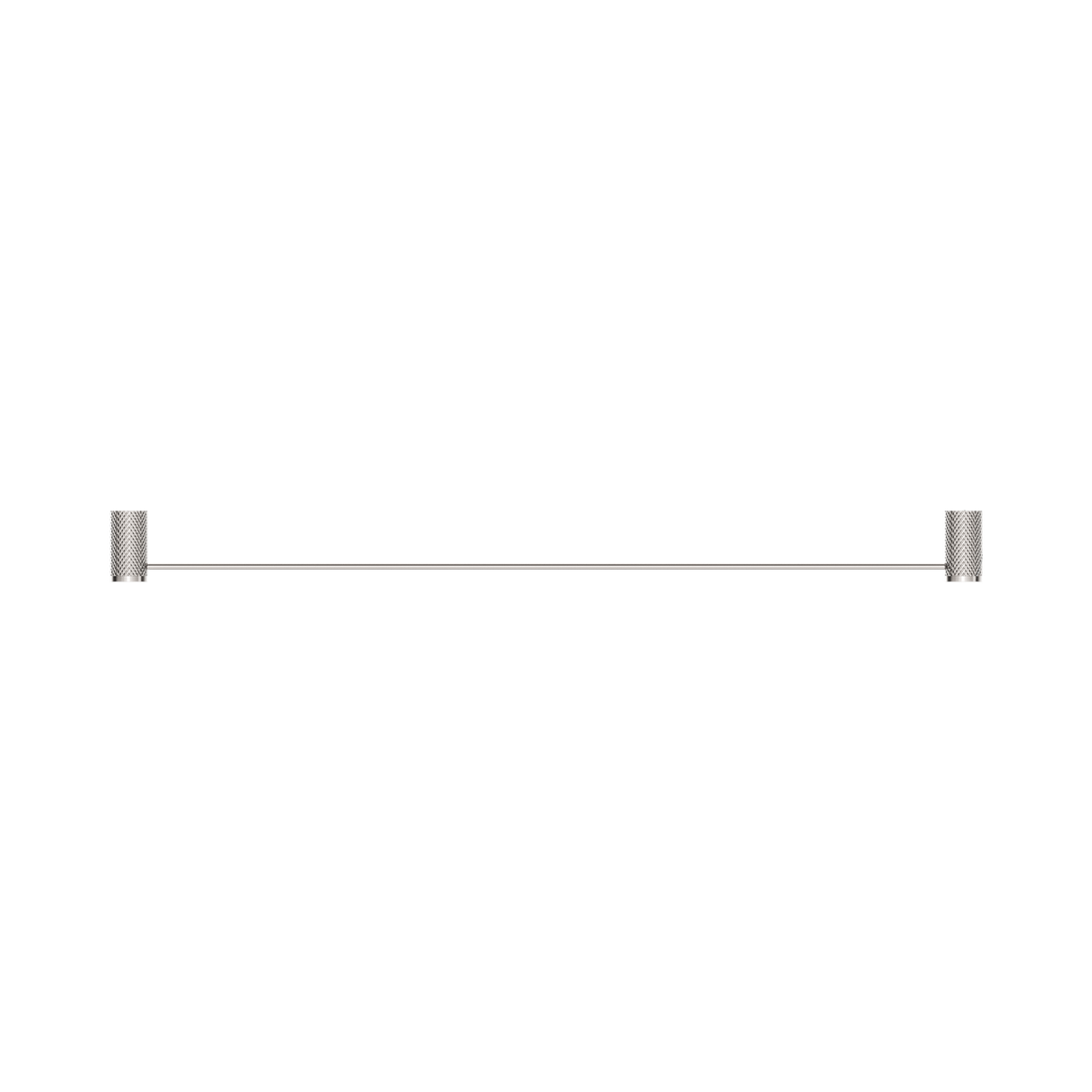 Opal Single Towel Rail 800mm Brushed Nickel