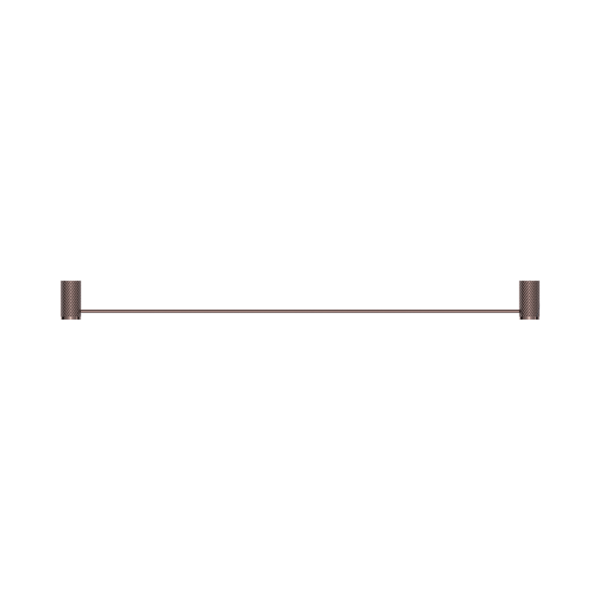 Opal Single Towel Rail 800mm Brushed Bronze