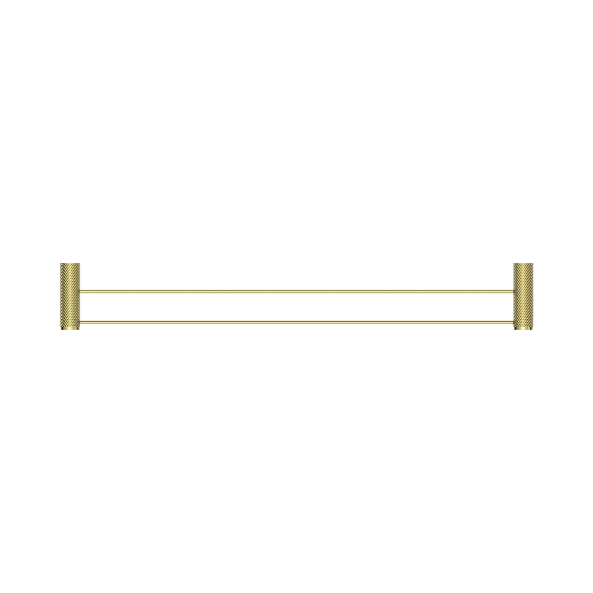 Opal Double Towel Rail 800mm Brushed Gold