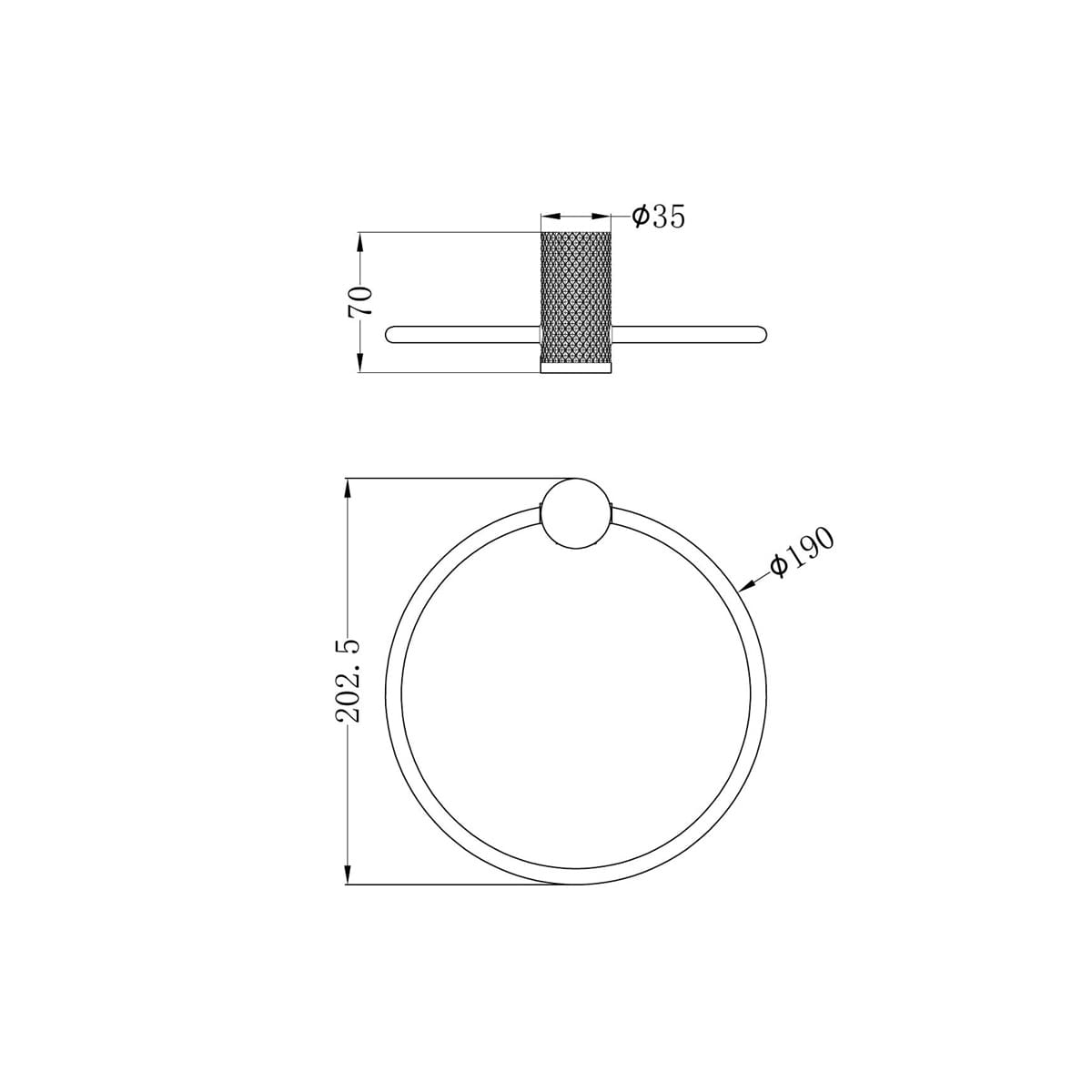 Opal Towel Ring - Reno Spares
