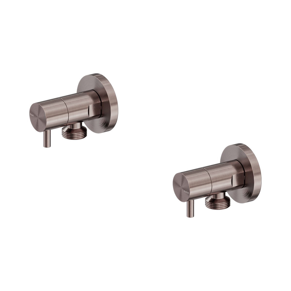 Washing Machine Tap Set Brushed Bronze