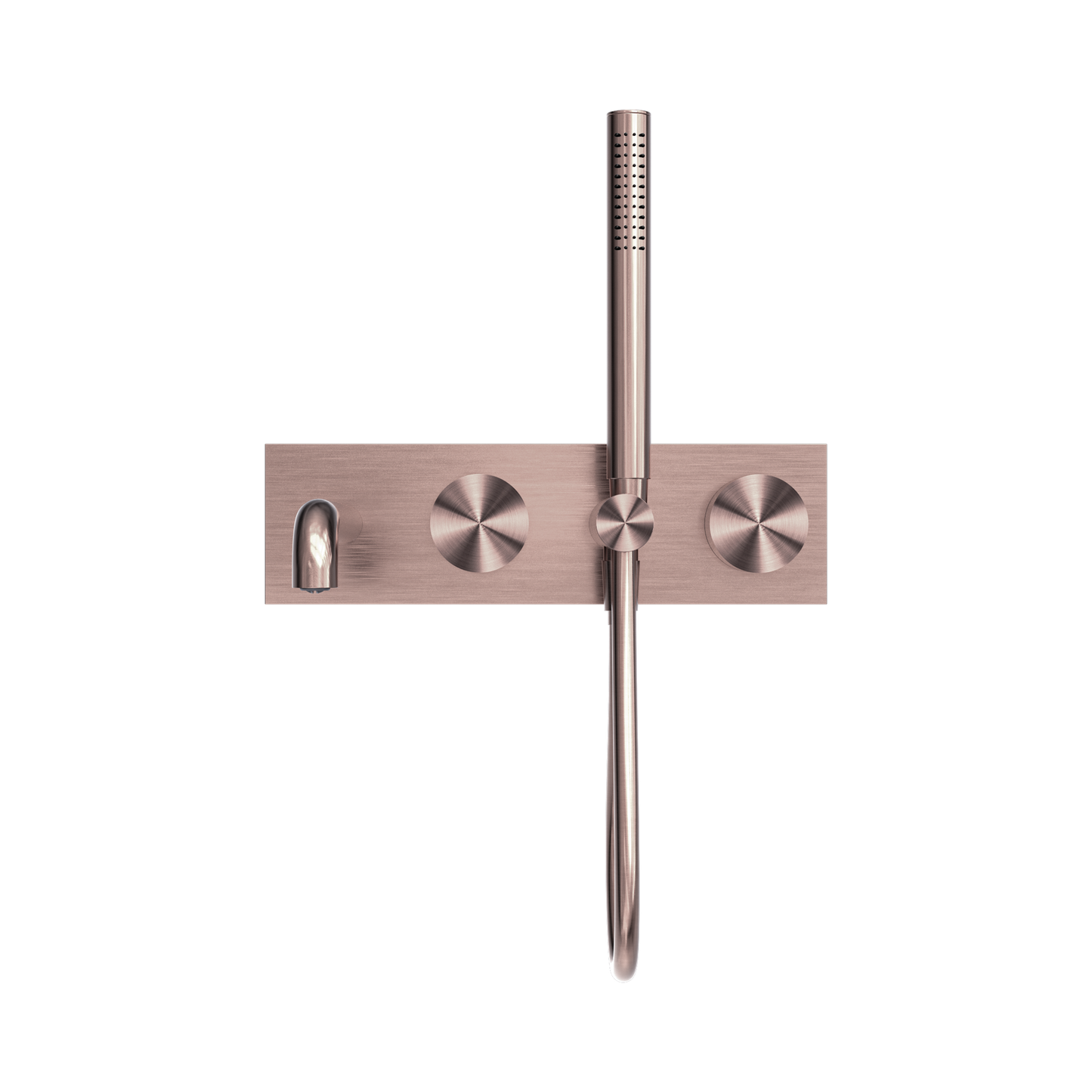 Kara Progressive Shower System With Spout 230mm Brushed Bronze