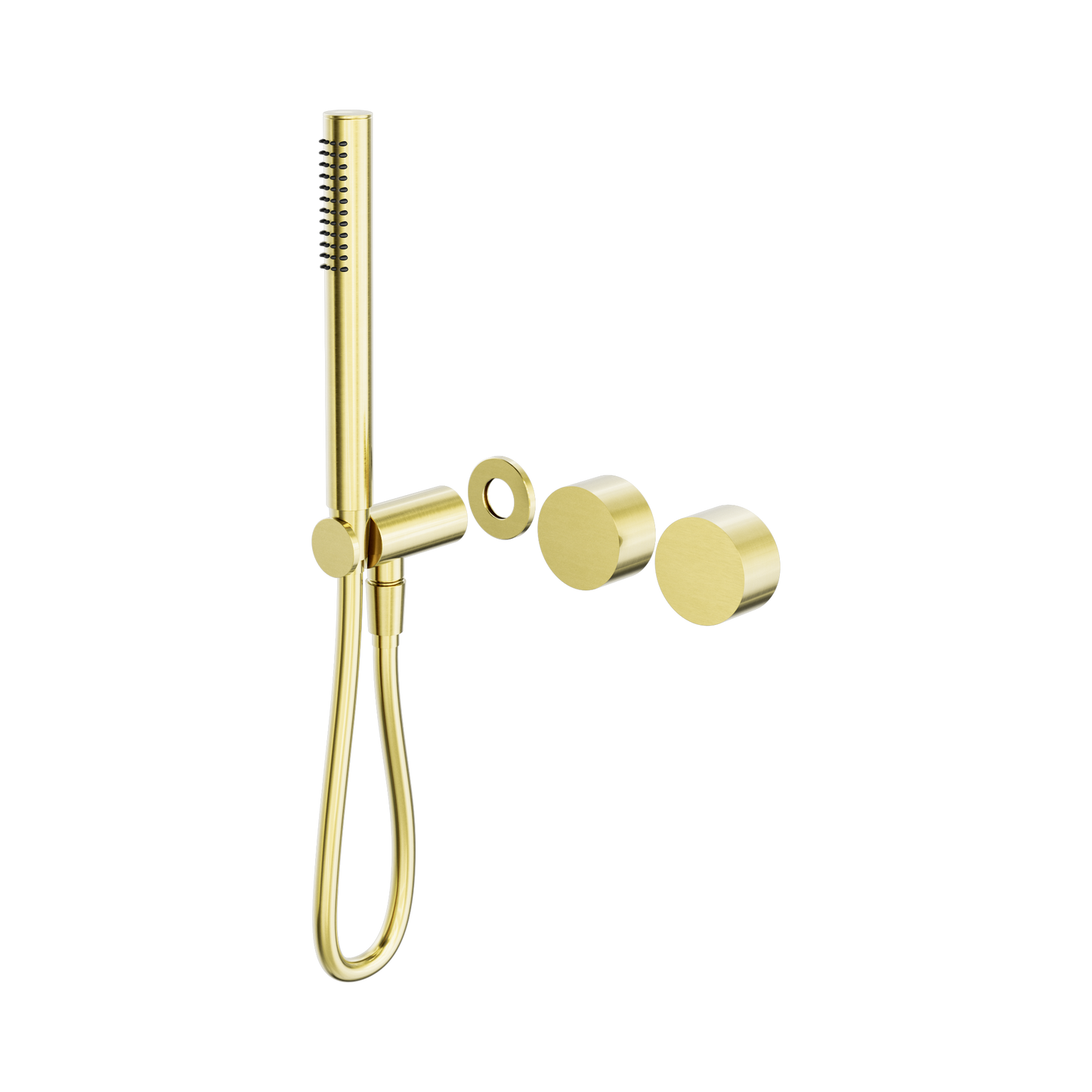 Kara Progressive Shower System Separate Plate Trim Kits Only Brushed Gold