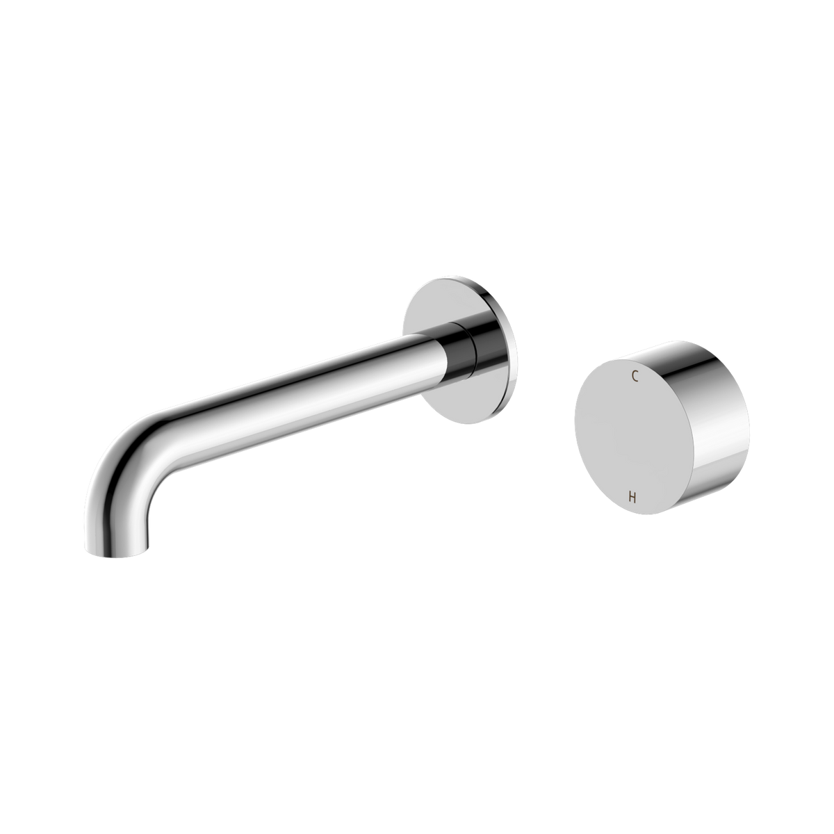 Kara Progressive Wall Basin/Bath Set 260mm Chrome
