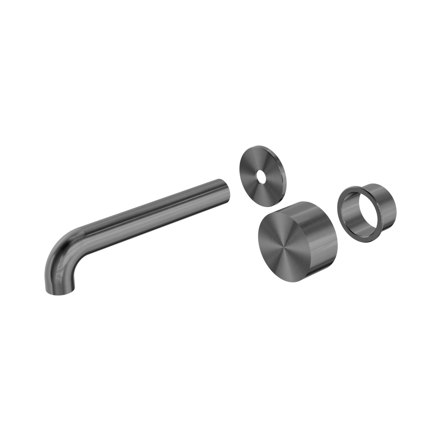 Kara Progressive Wall Basin/Bath Set 185mm Trim Kits Only Gun Metal