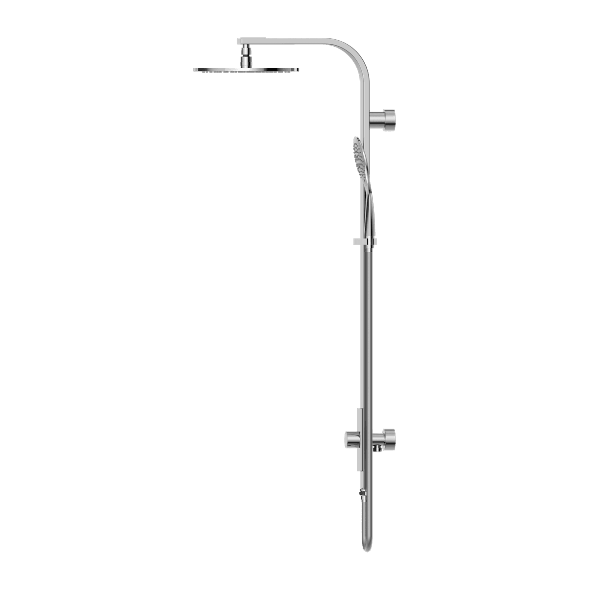 Astra Rain Round Twin Shower Single Hose - Reno Spares