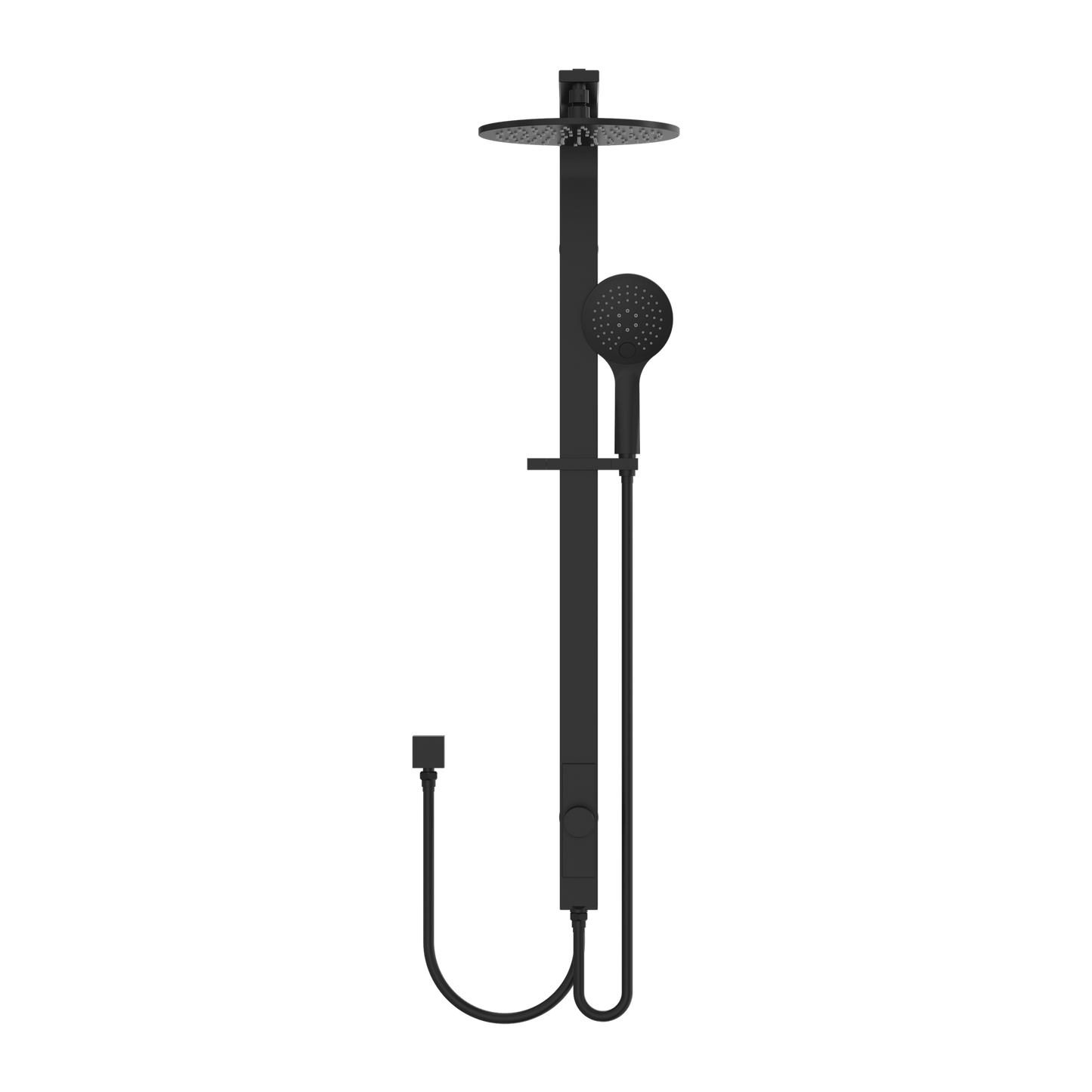 Nero Rain Round Shower Set Double Hose