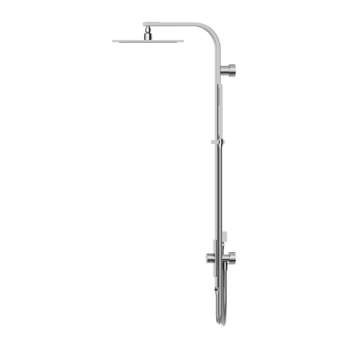 Astra Rain Square Twin Shower Double Hose - Reno Spares
