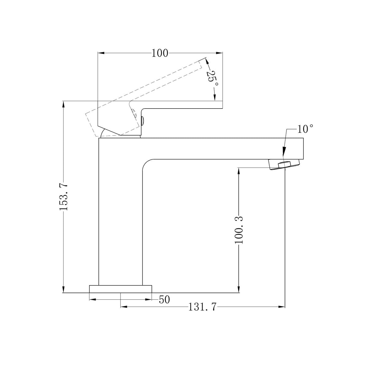 Ecco Basin Mixer - Reno Spares