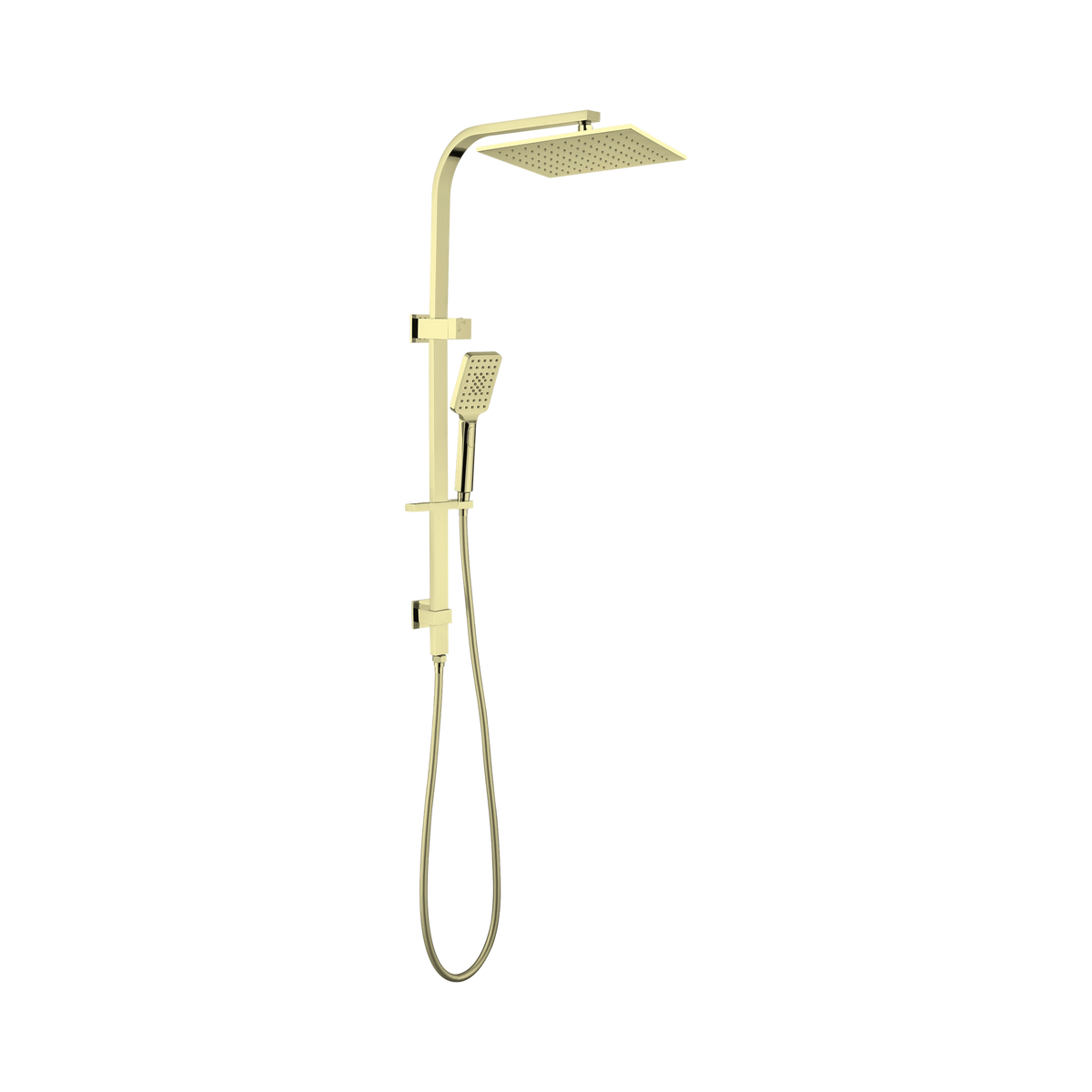 Celia Twin Shower Brushed Gold
