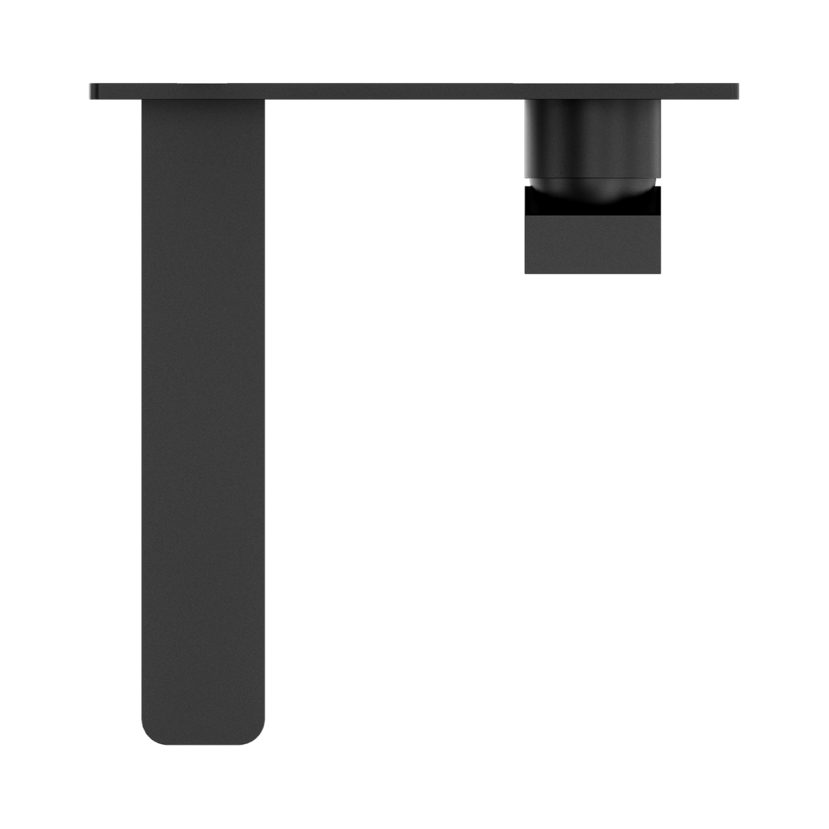 Celia Wall Basin/Bath Mixer Matte Black