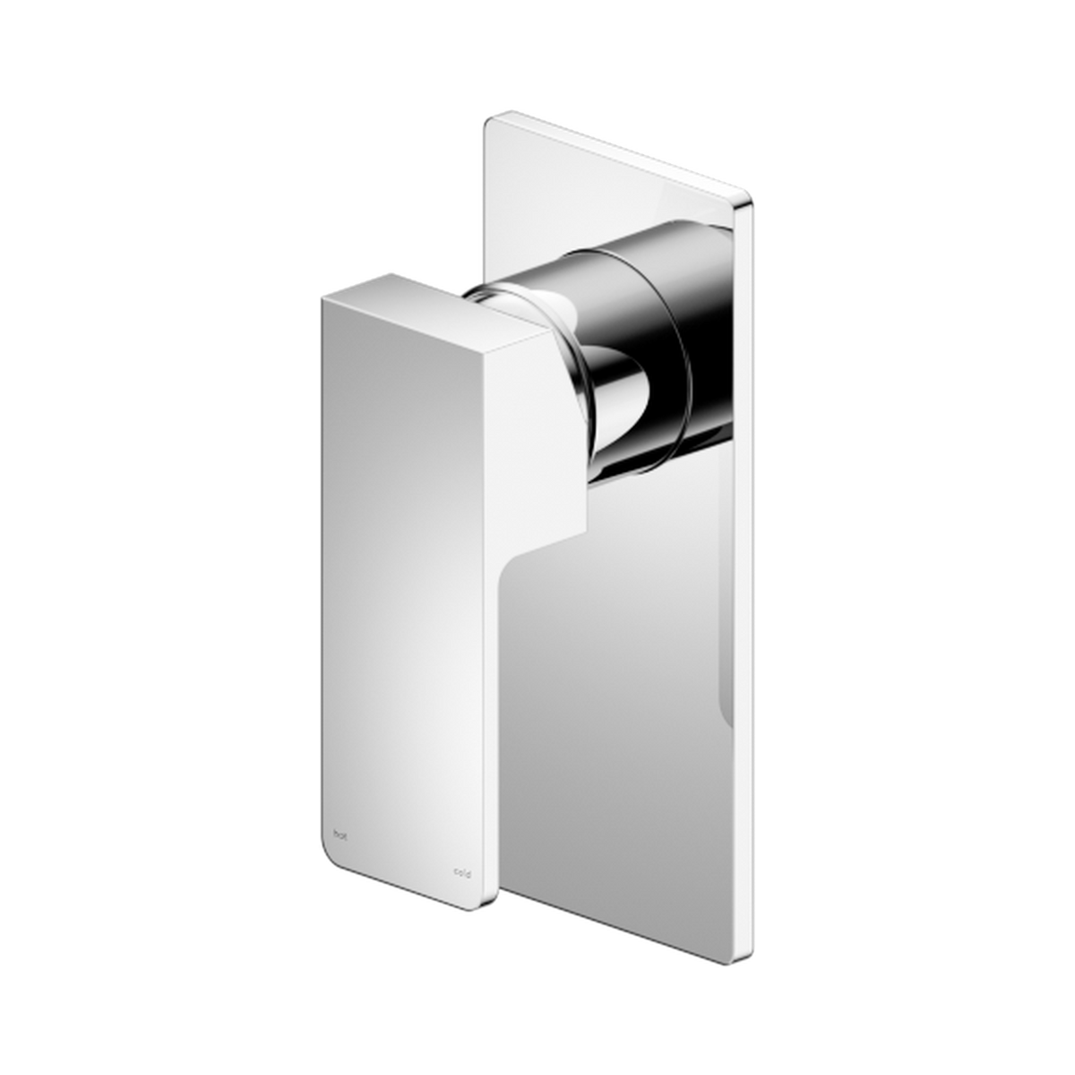 Celia Shower Mixer Rectangular Backplate Chrome