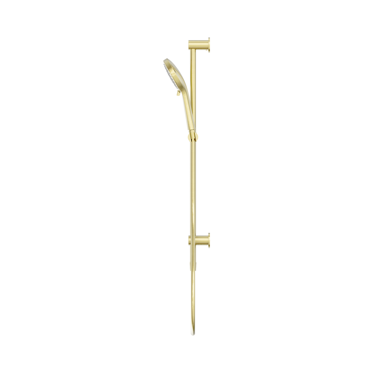 3-Function Shower Rail Brushed Gold