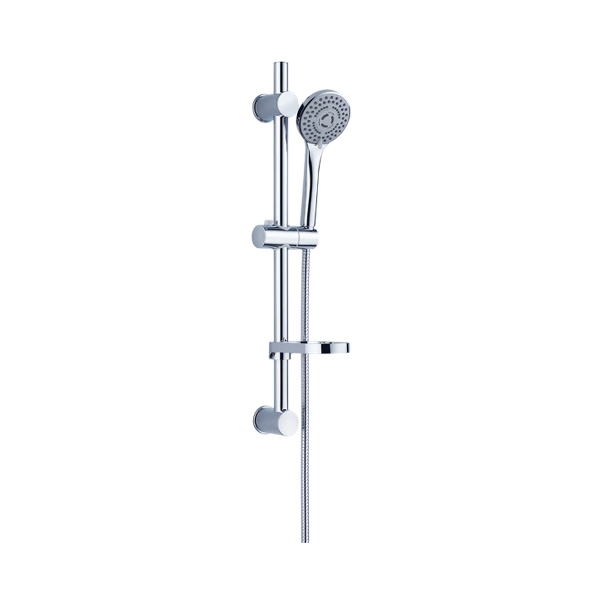 Builder Budget Shower Rail Chrome