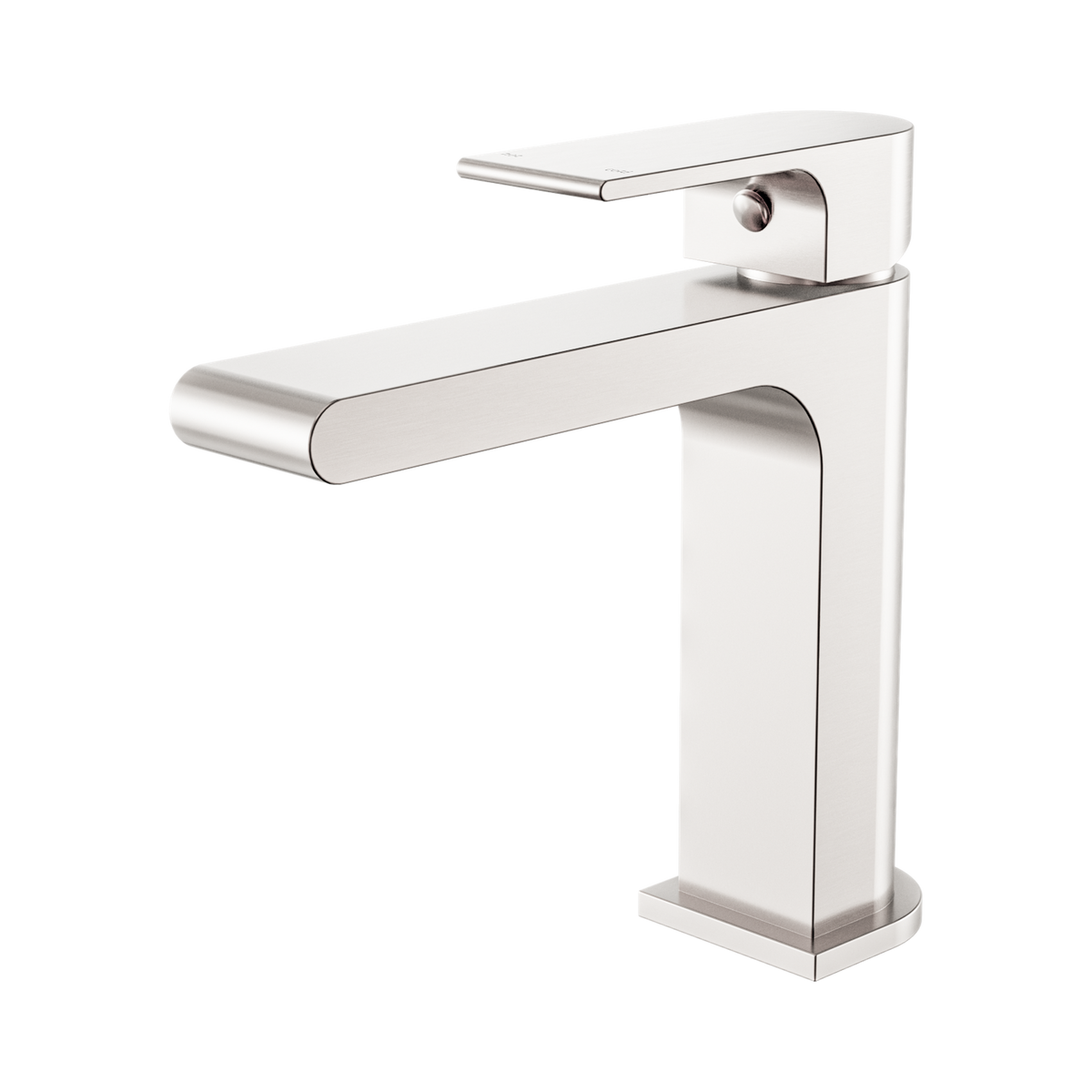 Bianca Basin Mixer Straight Spout Brushed Nickel