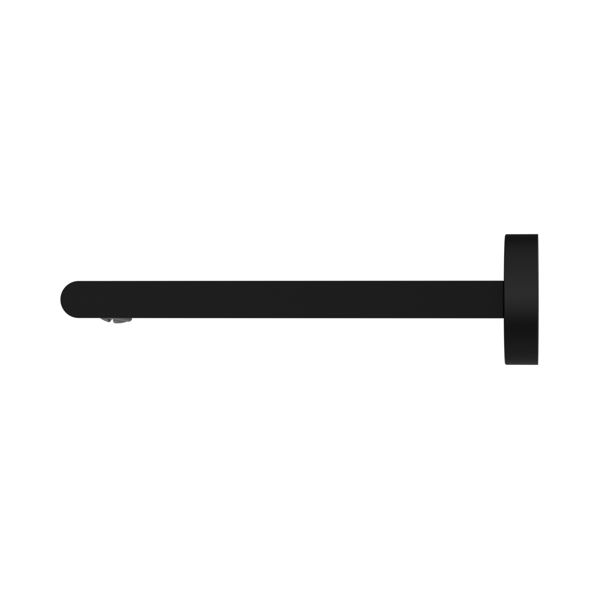 Bianca Fixed Bath Spout Only 200mm Matte Black