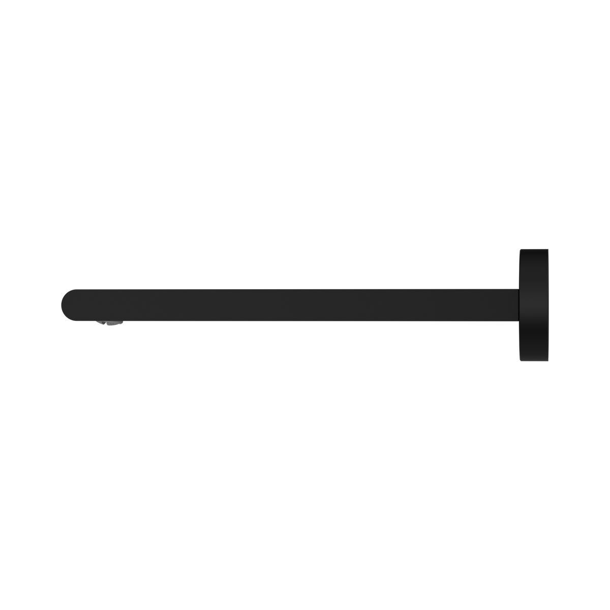 Bianca Fixed Bath Spout Only 240mm Matte Black