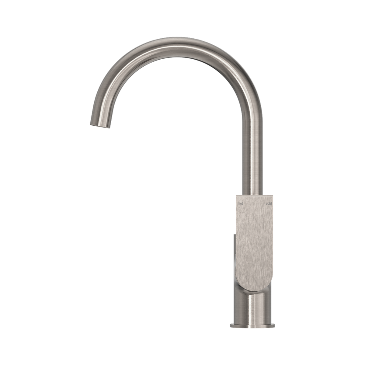 Bianca Kitchen Mixer Gooseneck Spout Brushed Nickel