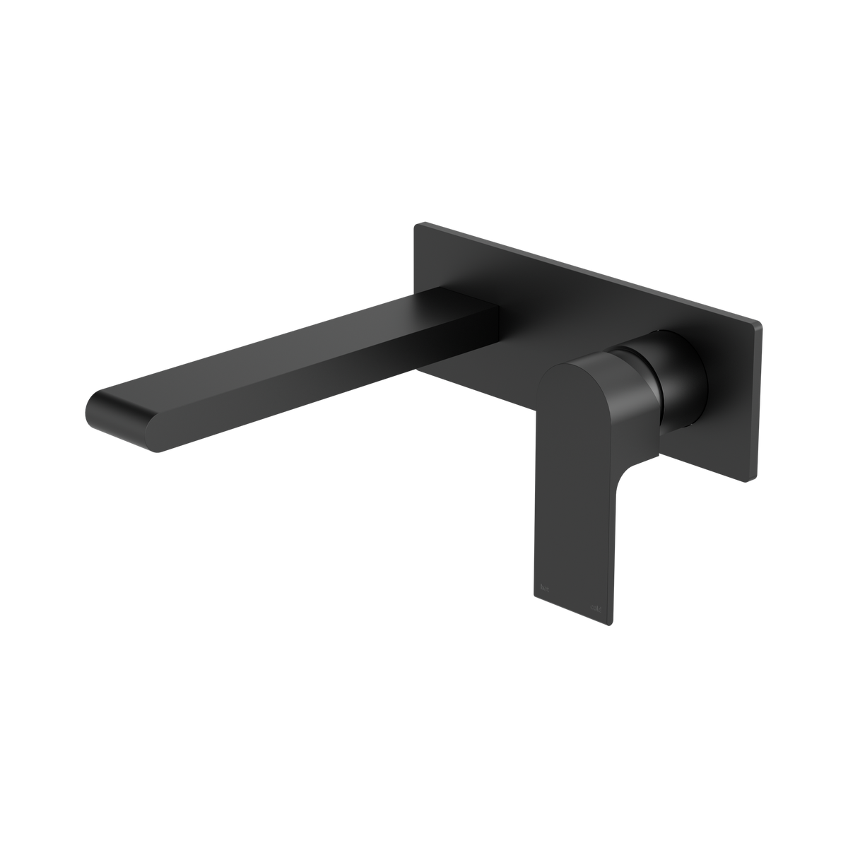 Bianca Wall Basin/Bath Mixer 187mm Matte Black