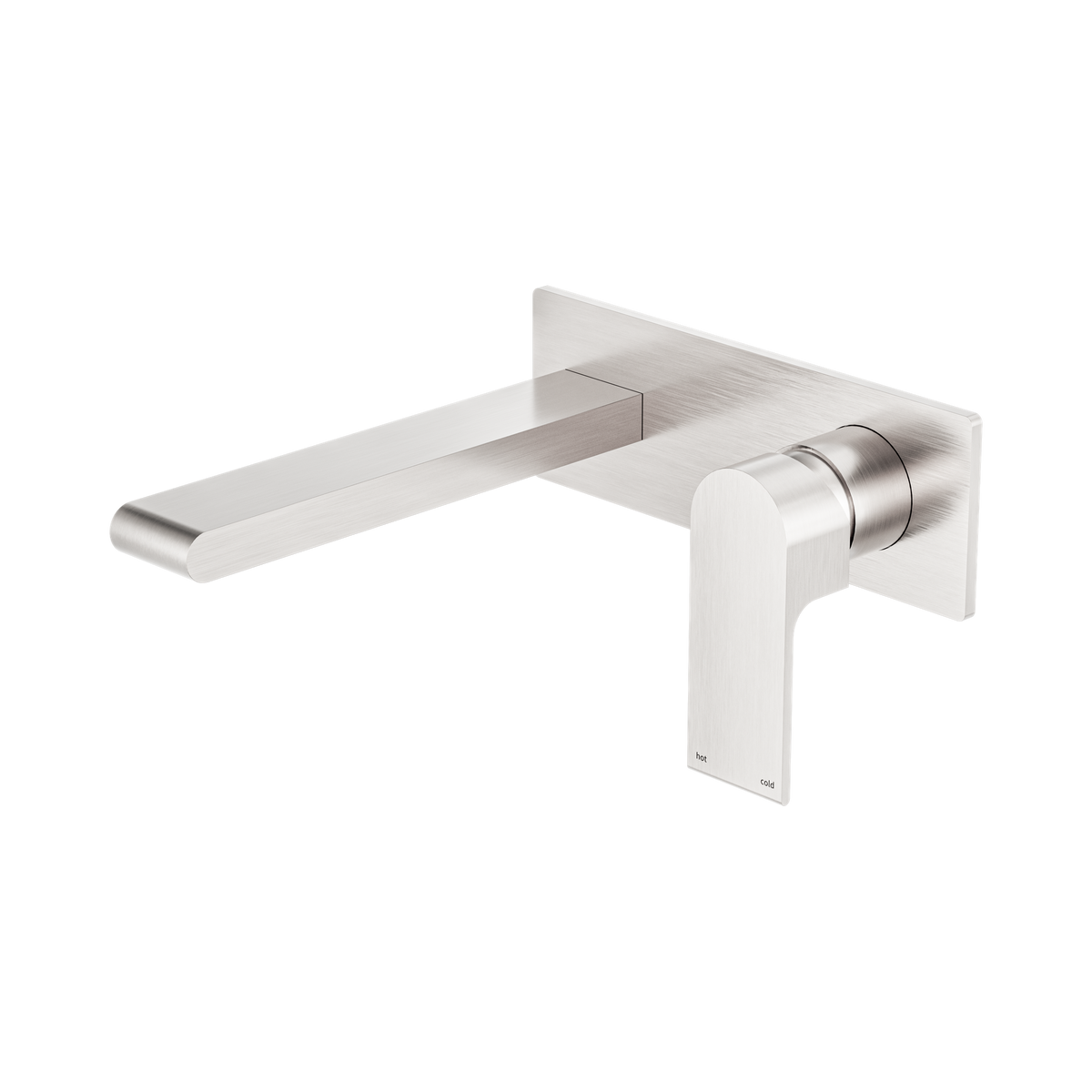 Bianca Wall Basin/Bath Mixer 230mm Brushed Nickel