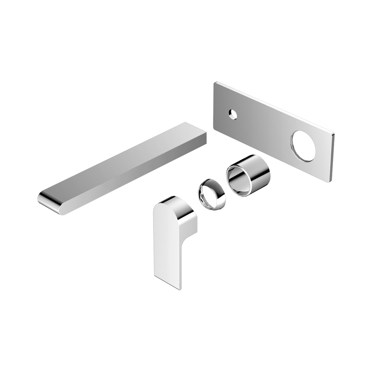 Bianca Wall Basin/Bath Mixer 230mm Trim Kits Only Chrome