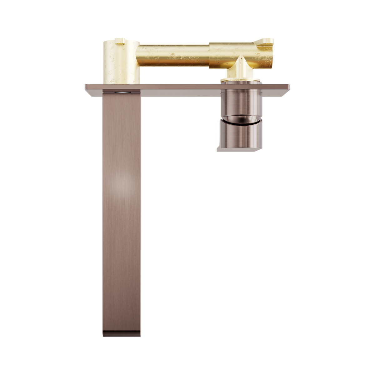 Bianca Wall Basin/Bath Mixer 230mm Brushed Bronze