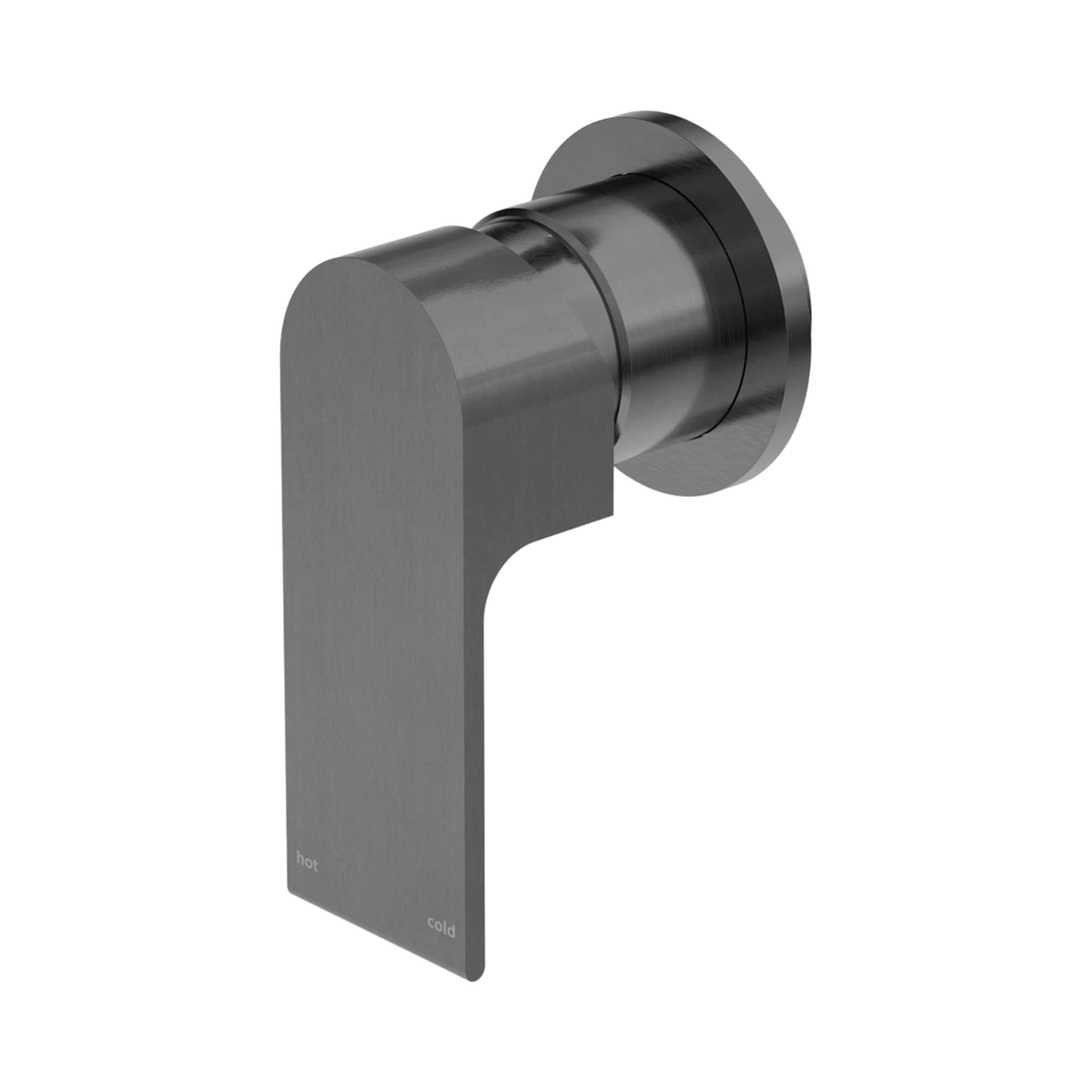 Bianca Shower Mixer 80mm Plate Gun Metal