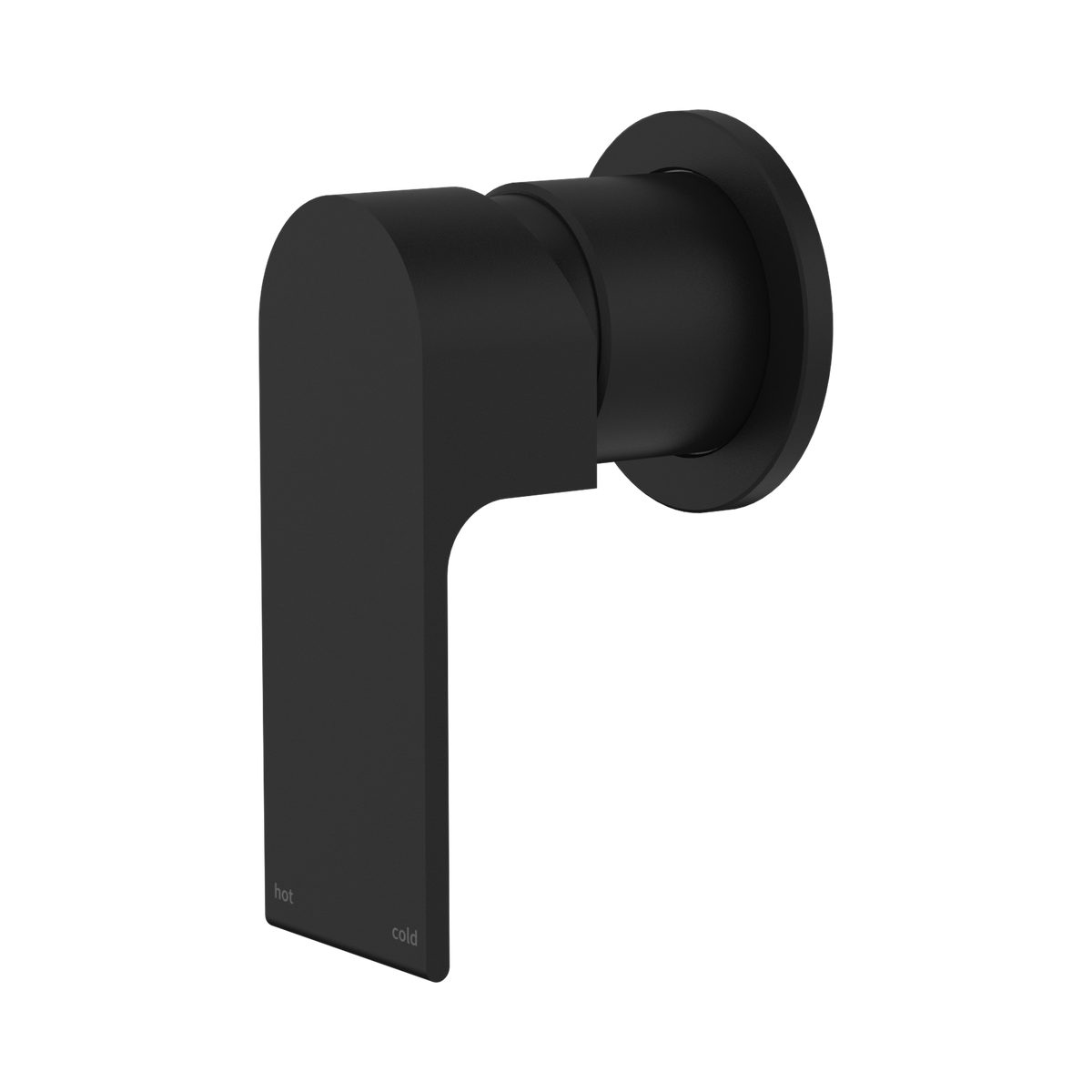 Bianca Shower Mixer 60mm Plate Matte Black