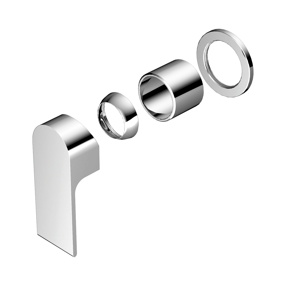 Bianca Shower Mixer 60mm Plate Trim Kits Only Chrome